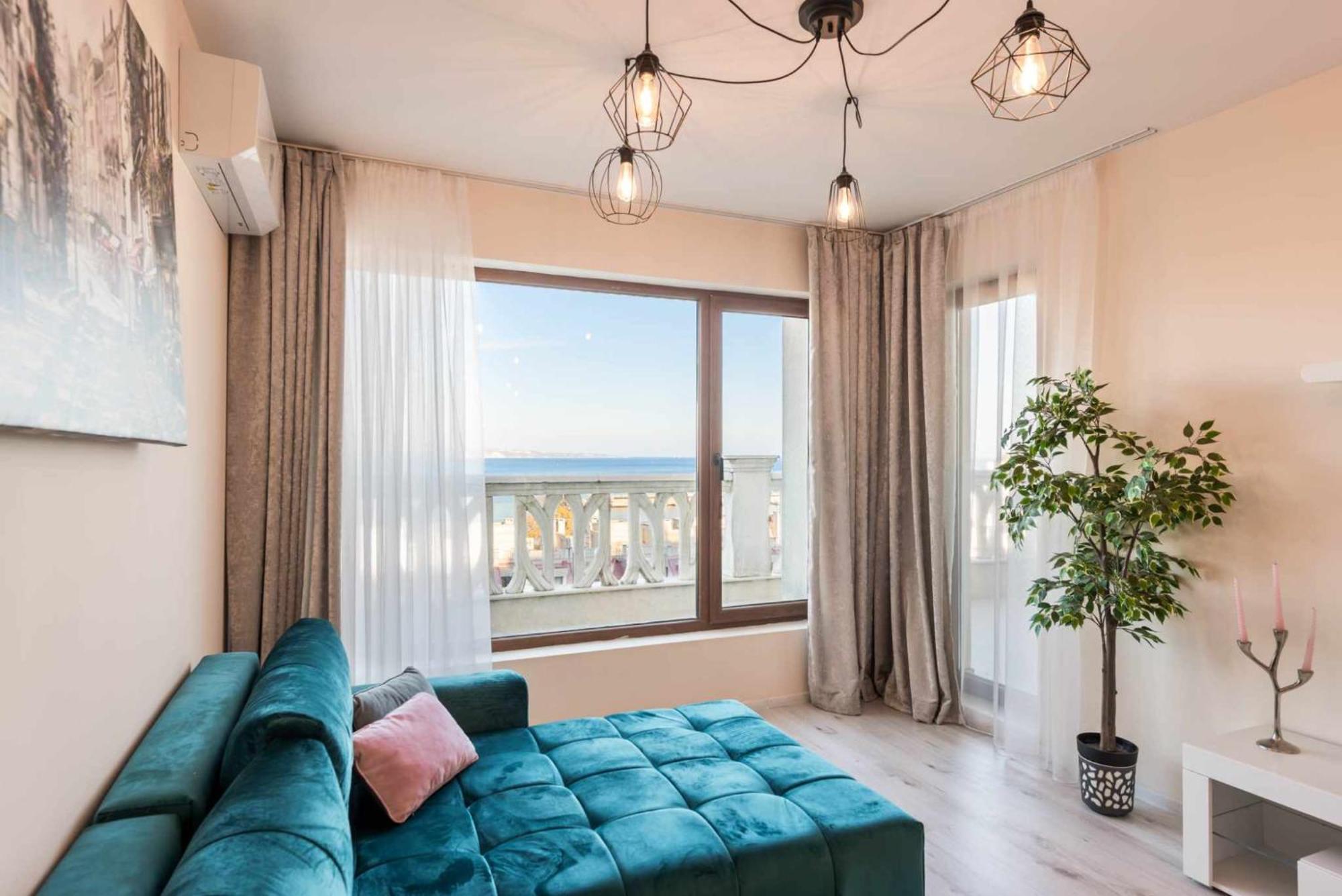 Azur Del Mar Seaview Apartment Varna Buitenkant foto